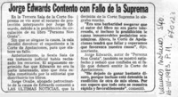 Jorge Edwards contento con fallo de la suprema.