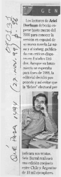 Los lectores de Ariel Dorfman --