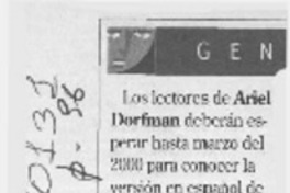 Los lectores de Ariel Dorfman --