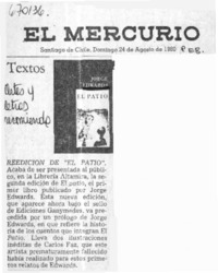 Reedición de "El patio".