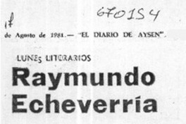 Raymundo Echeverría