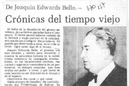 Crónicas del tiempo viejo