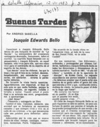 Joaquín Edwards Bello