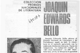 Joaquín Edwards Bello.