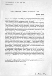 Jorge Edwards, Chile y el Museo de cera.