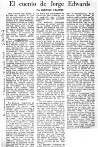 El cuento de Jorge Edwards