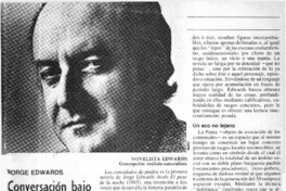 Conversación bajo toque de queda.