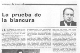 La prueba de la blancura