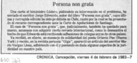 Persona non grata