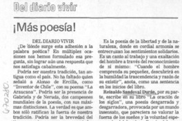 Más poesía!
