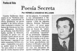 Poesía secreta