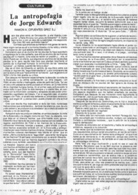 La antropofagia de Jorge Edwards