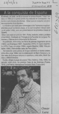 A la conquista de España.