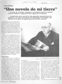 "Una novela de mi tierra"