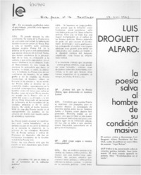 La poesía salva al hombre de su condición masiva