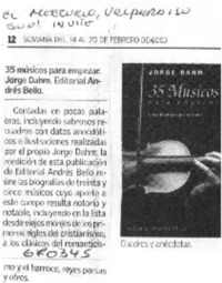 35 Músicos para empezar.