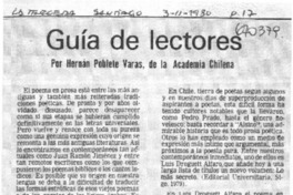 Guía de lectores