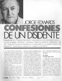 Confesiones de un disidente (entrevista)