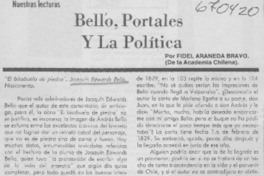 Bello, Portales y la política