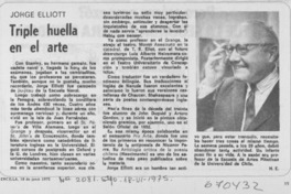 Triple huella en el arte