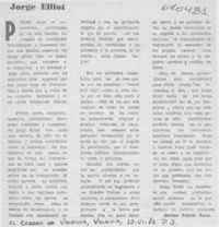 Jorge Elliot