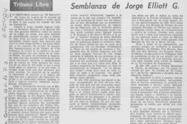 Semblanza de Jorge Elliott G.