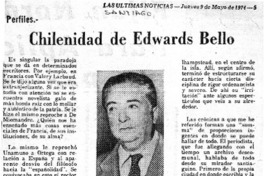 Chilenidad de Edwards Bello