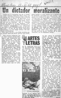 Un dictador moralizante