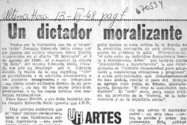 Un dictador moralizante