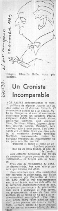 Un Cronista incomparable