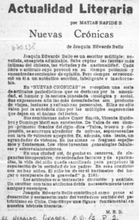 Actualidad literaria