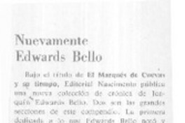 Nuevamente Edwards Bello