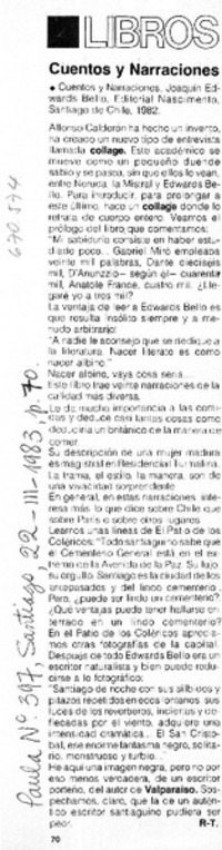 Cuentos y narraciones