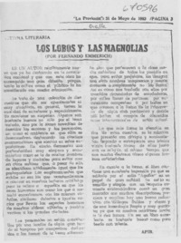 Los lobos y las magnolias
