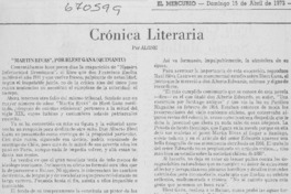 Crónica literaria