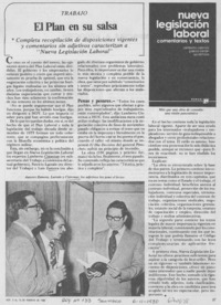 El Plan en su salsa.