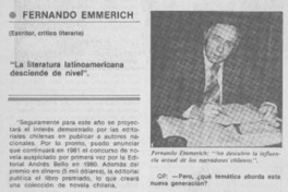 Fernando Emmerich: [entrevista]