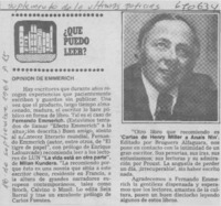 Opinión de Emmerich.