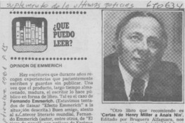 Opinión de Emmerich.