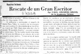 Rescate de un gran escritor