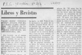 Algo sobre Virginia Woolf.