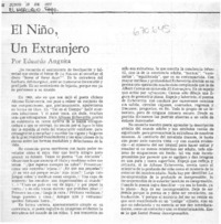 El niño, un extranjero