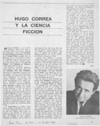 Hugo Correa y la ciencia ficción