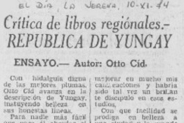 República de Yungay