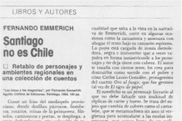 Santiago no es Chile