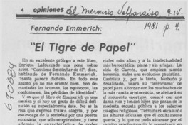 El tigre de papel"