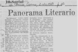 Panorama literario