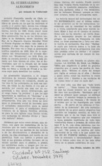 El surrealismo alegórico