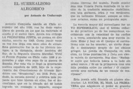 El surrealismo alegórico