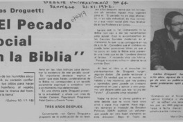El pecado social en la biblia"